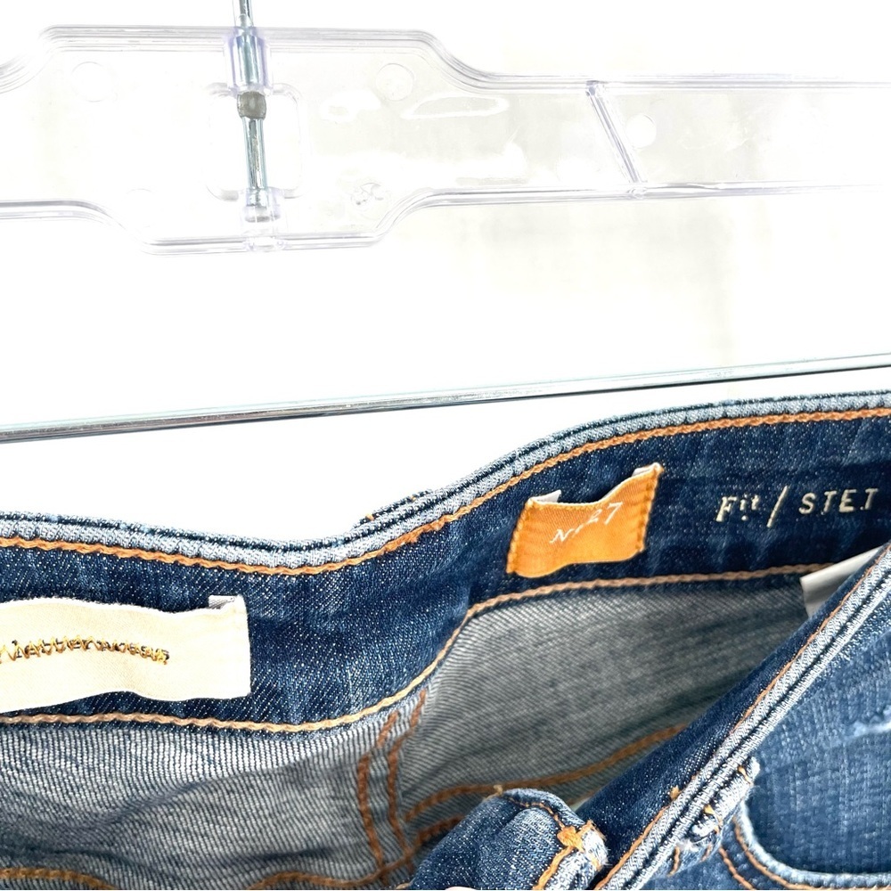 Anthropologie Pilcro & The Letterpress Stet Medium Wash Ankle Crop Mid Rise Jean - Picture 7 of 7